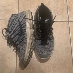 Nike free fly knit chukka used lunarlon